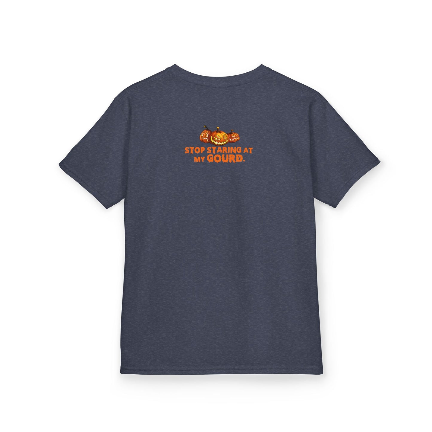 Trendy Halloween Vibes – Kids ‘Too Gourd to Be True’ Shirt for Fall Outings & Costumes