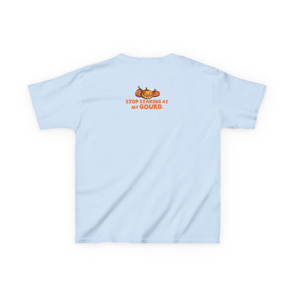 Halloween Kids T-Shirt, Too Gourd to Be True Tee, Funny Pumpkin Shirt, Kids Halloween Costume, Fall Family Outing Outfit, Trick or Treat Tee