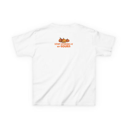Halloween Kids T-Shirt, Too Gourd to Be True Tee, Funny Pumpkin Shirt, Kids Halloween Costume, Fall Family Outing Outfit, Trick or Treat Tee