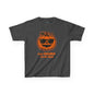 Trendy Halloween Vibes – Kids ‘Too Gourd to Be True’ Shirt for Fall Outings & Costumes